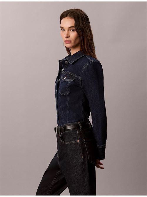 sculpt trucker shirt CALVIN KLEIN JEANS | LV047G749GN8D